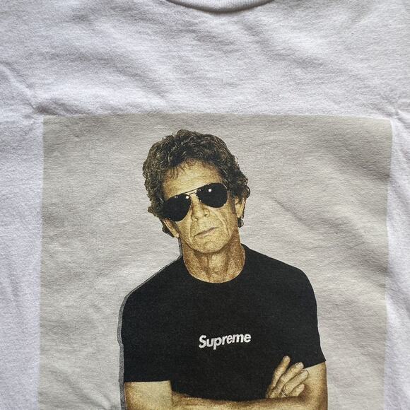 Supreme Photo Tee Lou Reed – Size Medium – Gently Used - Picture 5 of 7